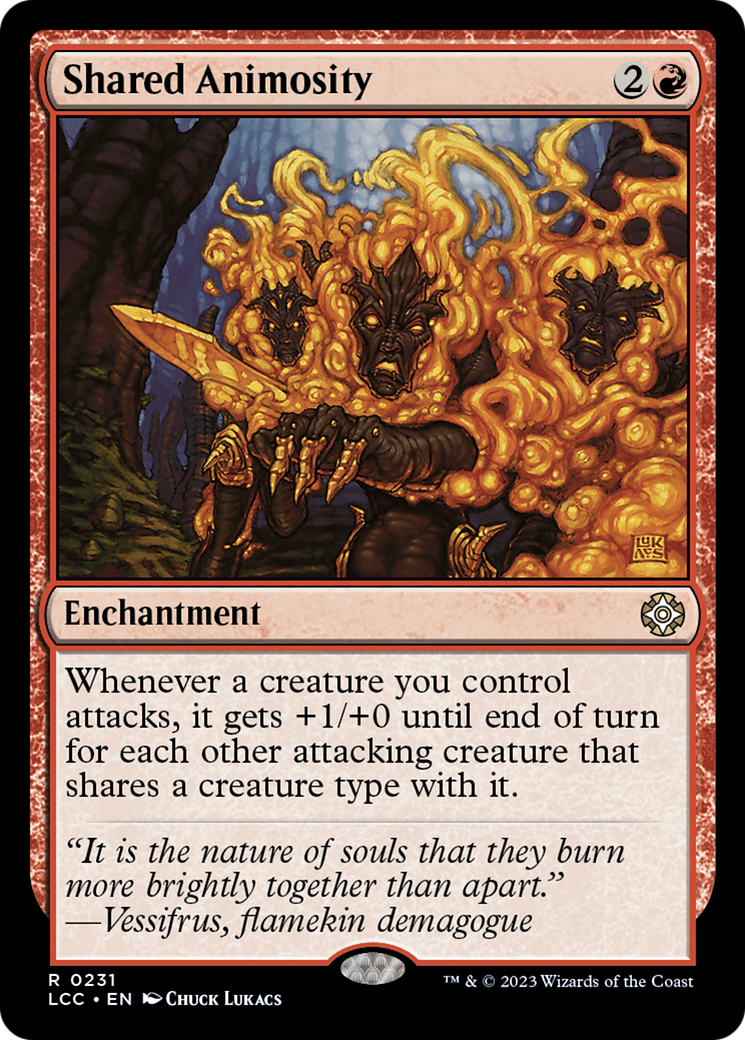 Shared Animosity [The Lost Caverns of Ixalan Commander] | Dumpster Cat Games