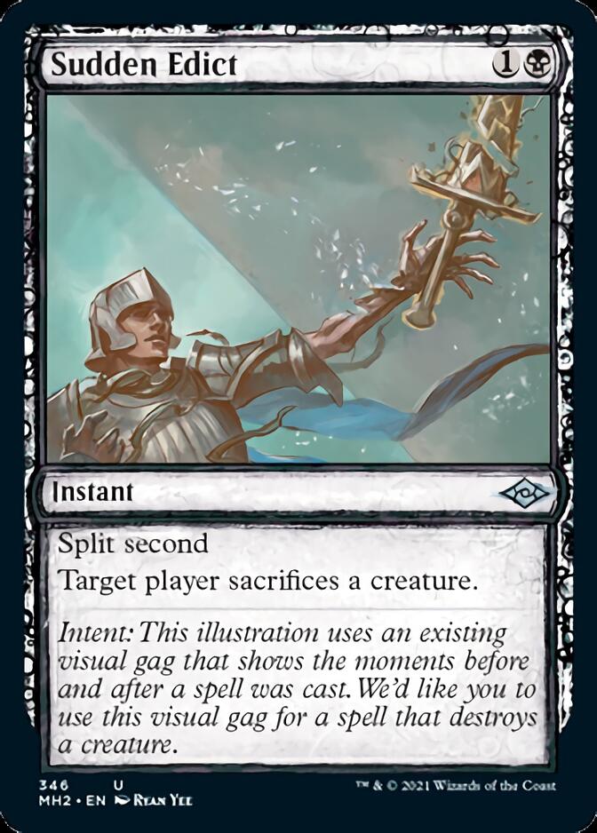 Sudden Edict (Sketch) [Modern Horizons 2] | Dumpster Cat Games
