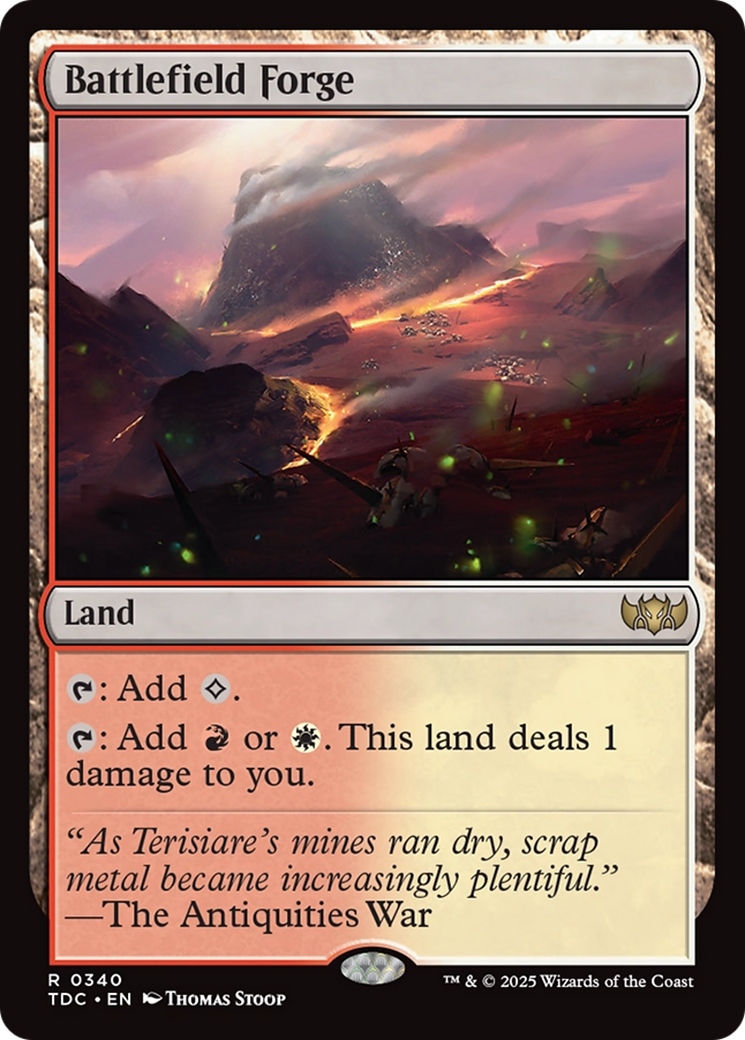 Battlefield Forge [Tarkir: Dragonstorm Commander] | Dumpster Cat Games