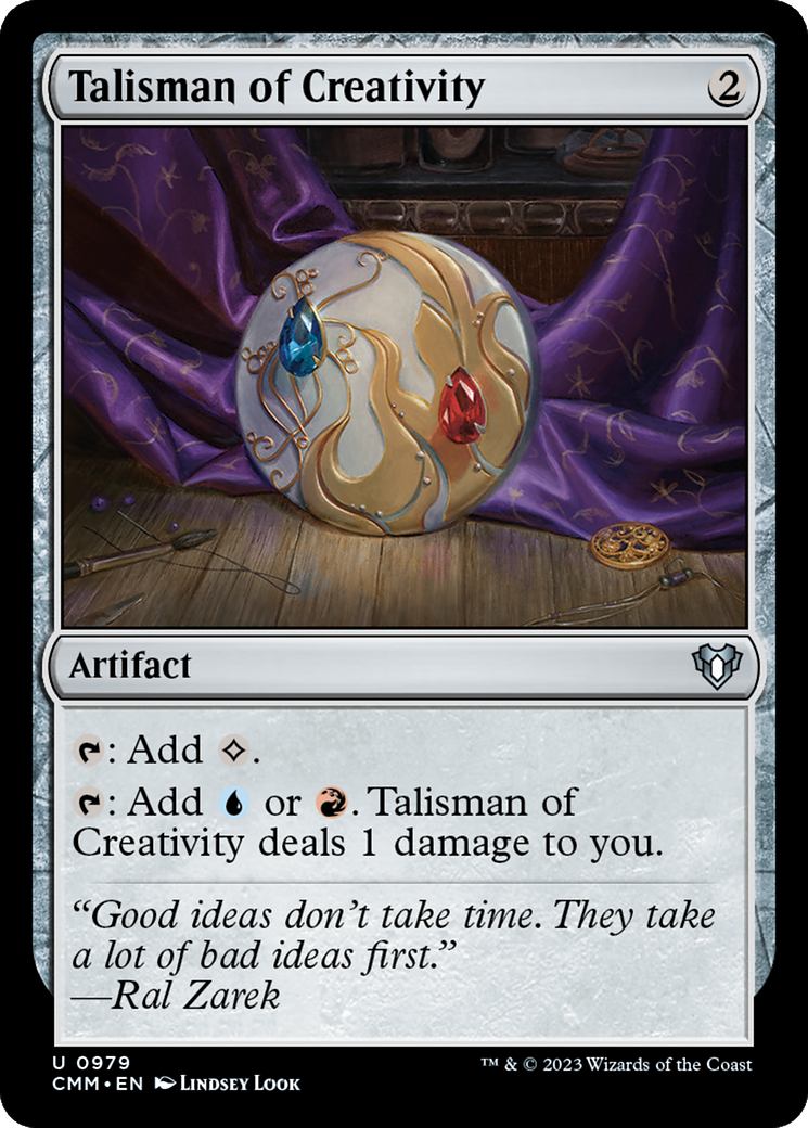 Talisman of Creativity [Commander Masters] | Dumpster Cat Games