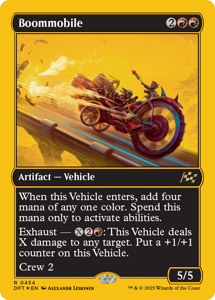 Boommobile (First-Place Foil) [Aetherdrift] | Dumpster Cat Games