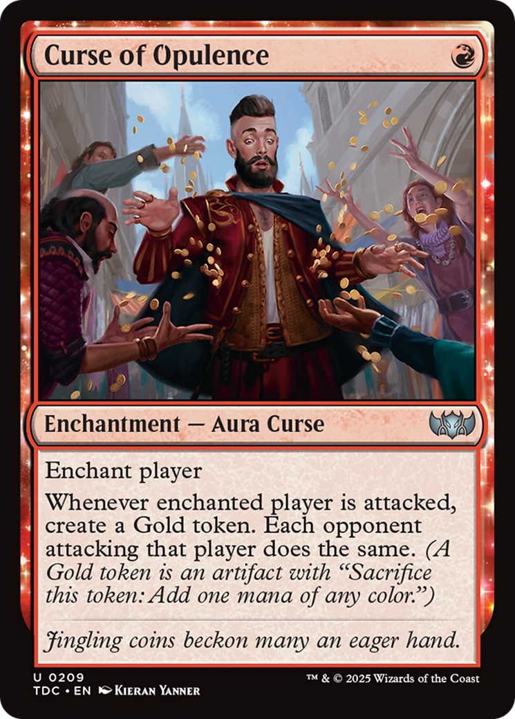 Curse of Opulence [Tarkir: Dragonstorm Commander] | Dumpster Cat Games