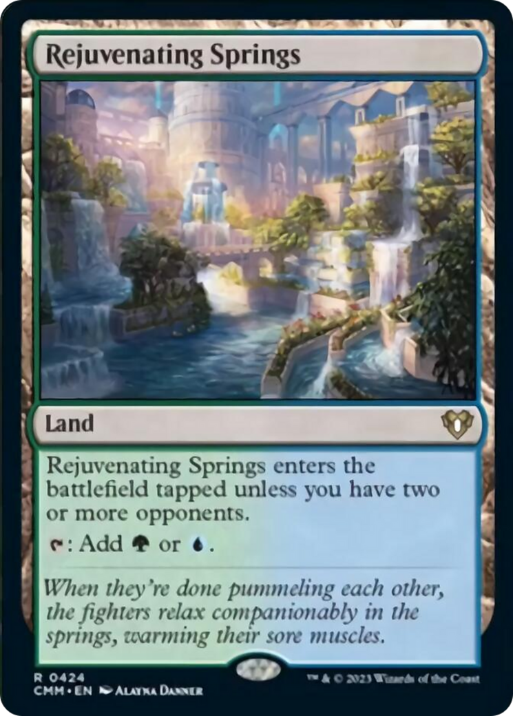 Rejuvenating Springs [Commander Masters] | Dumpster Cat Games