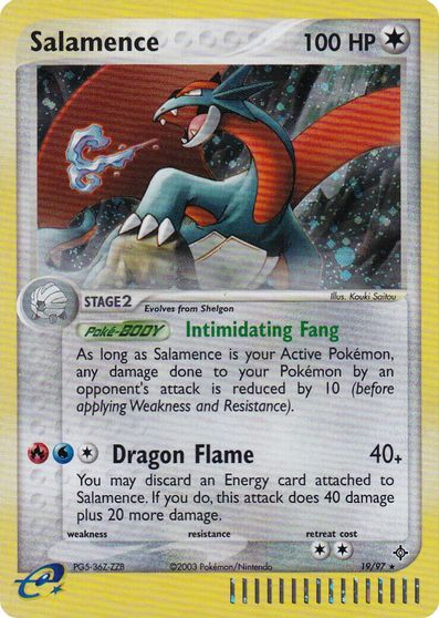 Salamence (19/97) (League Promo 2004) [League & Championship Cards] | Dumpster Cat Games