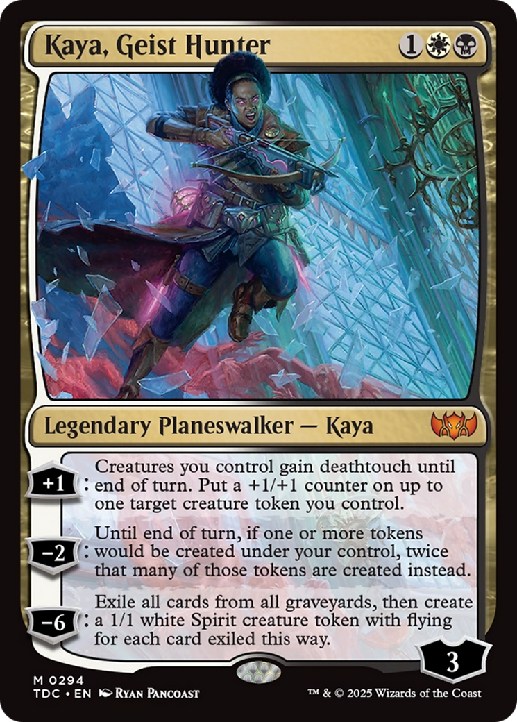 Kaya, Geist Hunter [Tarkir: Dragonstorm Commander] | Dumpster Cat Games