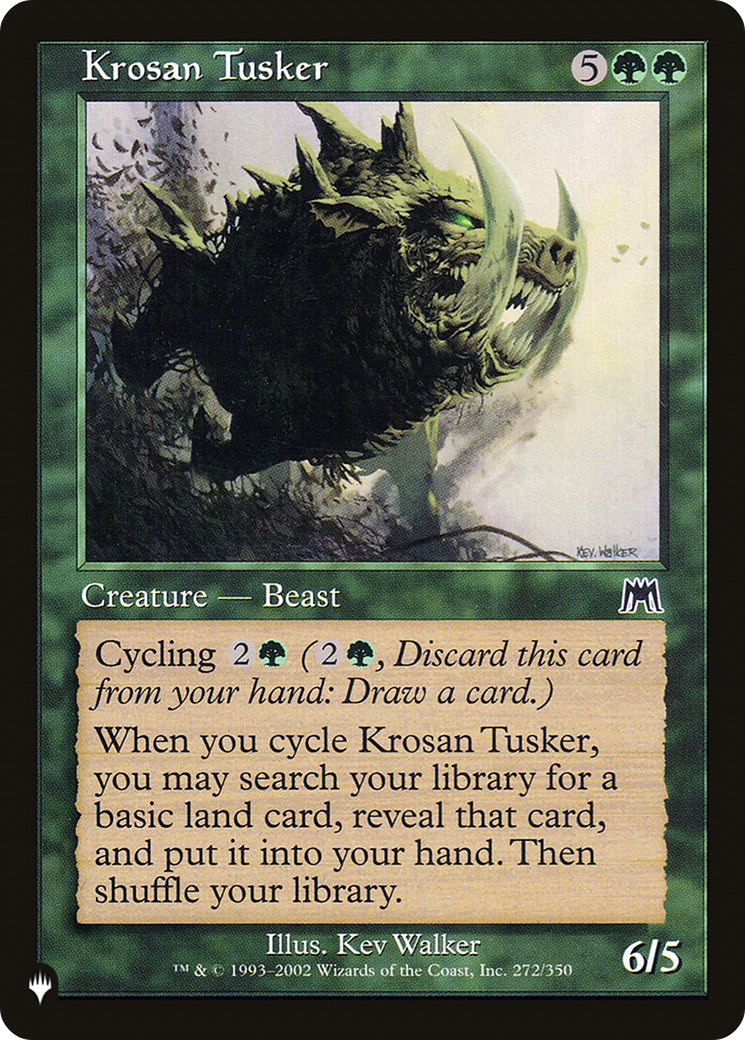 Krosan Tusker (ONS) [The List] | Dumpster Cat Games