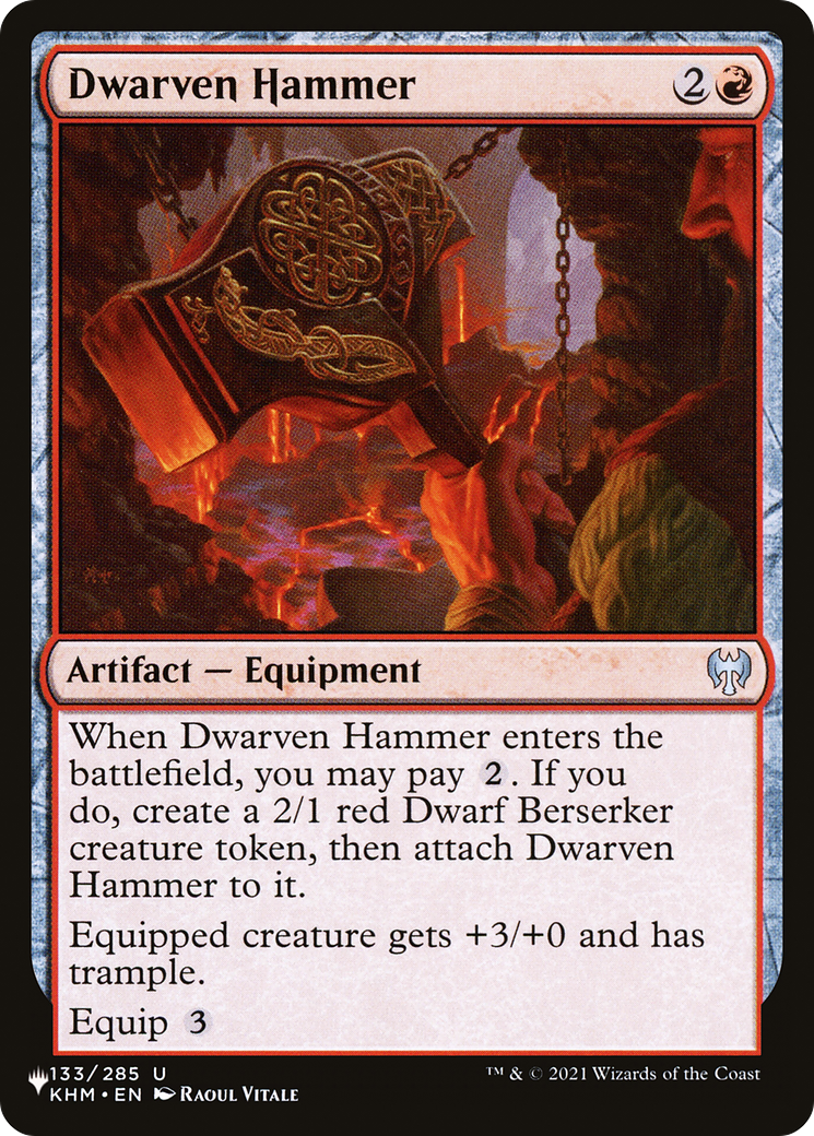 Dwarven Hammer [The List] | Dumpster Cat Games