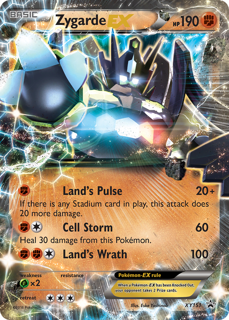 Zygarde EX (XY151) [XY: Black Star Promos] | Dumpster Cat Games