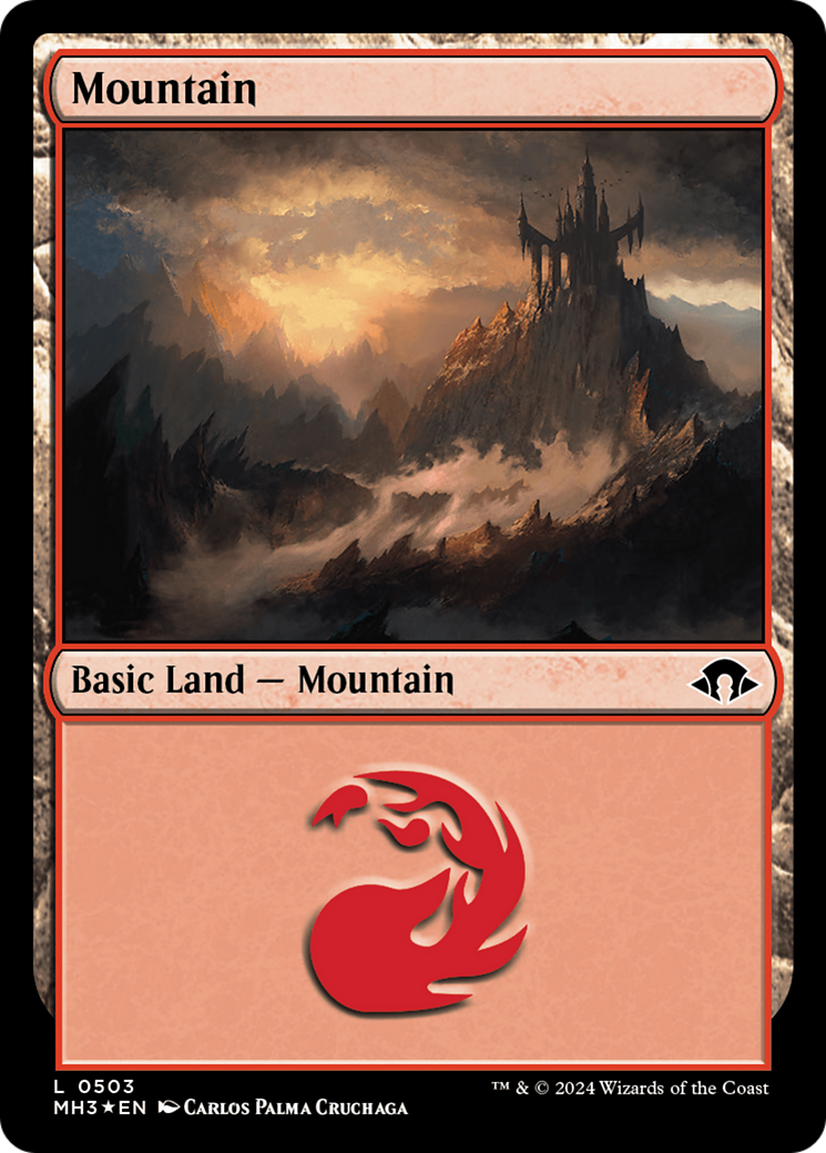 Mountain (0503) (Ripple Foil) [Modern Horizons 3] | Dumpster Cat Games