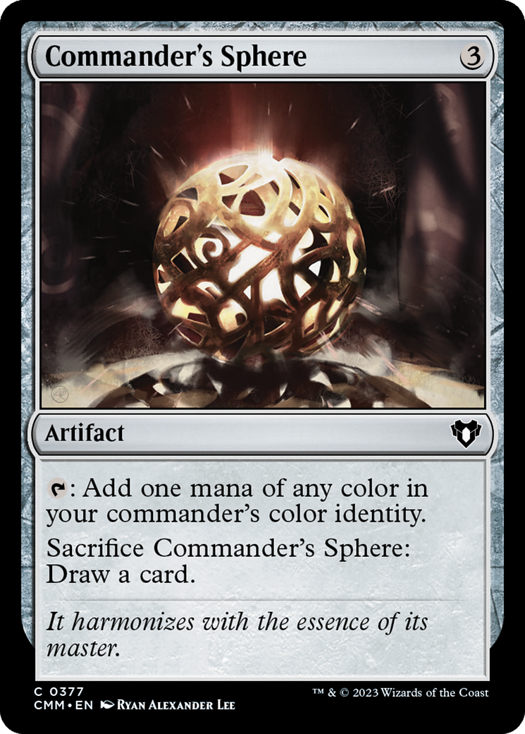 Commander's Sphere [Commander Masters] | Dumpster Cat Games
