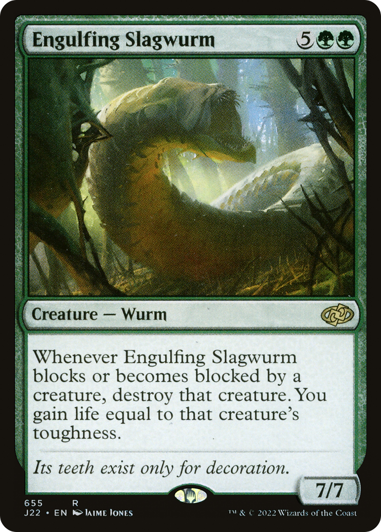 Engulfing Slagwurm [Jumpstart 2022] | Dumpster Cat Games