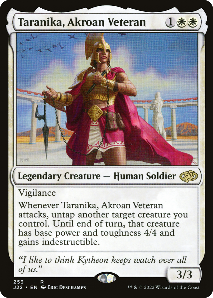 Taranika, Akroan Veteran [Jumpstart 2022] | Dumpster Cat Games