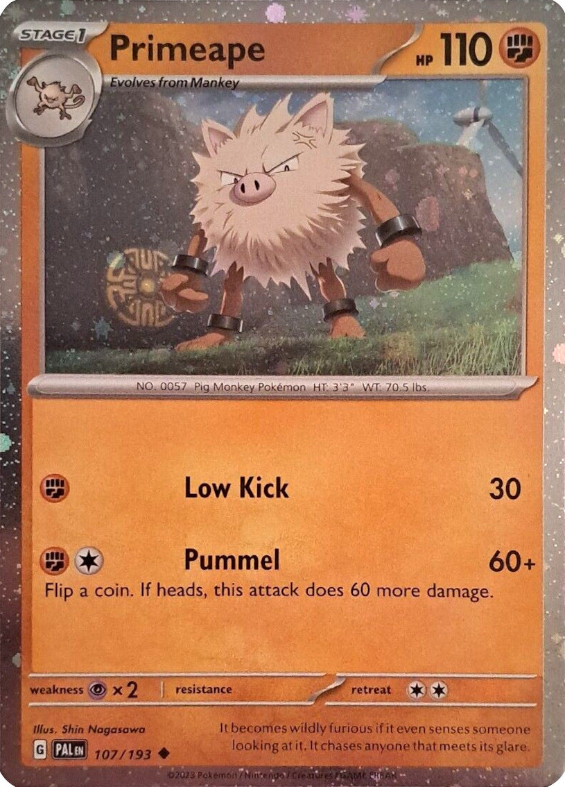 Primeape (107/193) (Cosmos Holo) [Scarlet & Violet: Paldea Evolved] | Dumpster Cat Games