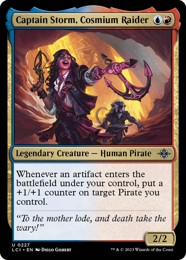 Captain Storm, Cosmium Raider [The Lost Caverns of Ixalan] | Dumpster Cat Games