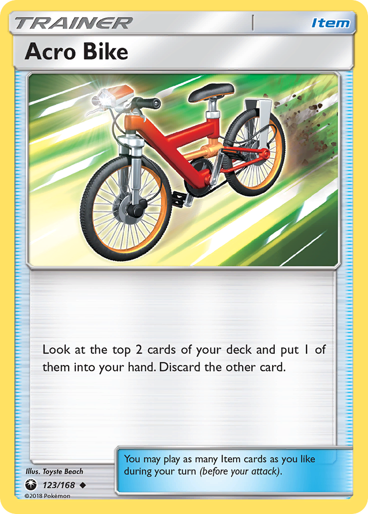 Acro Bike (123/168) [Sun & Moon: Celestial Storm] | Dumpster Cat Games
