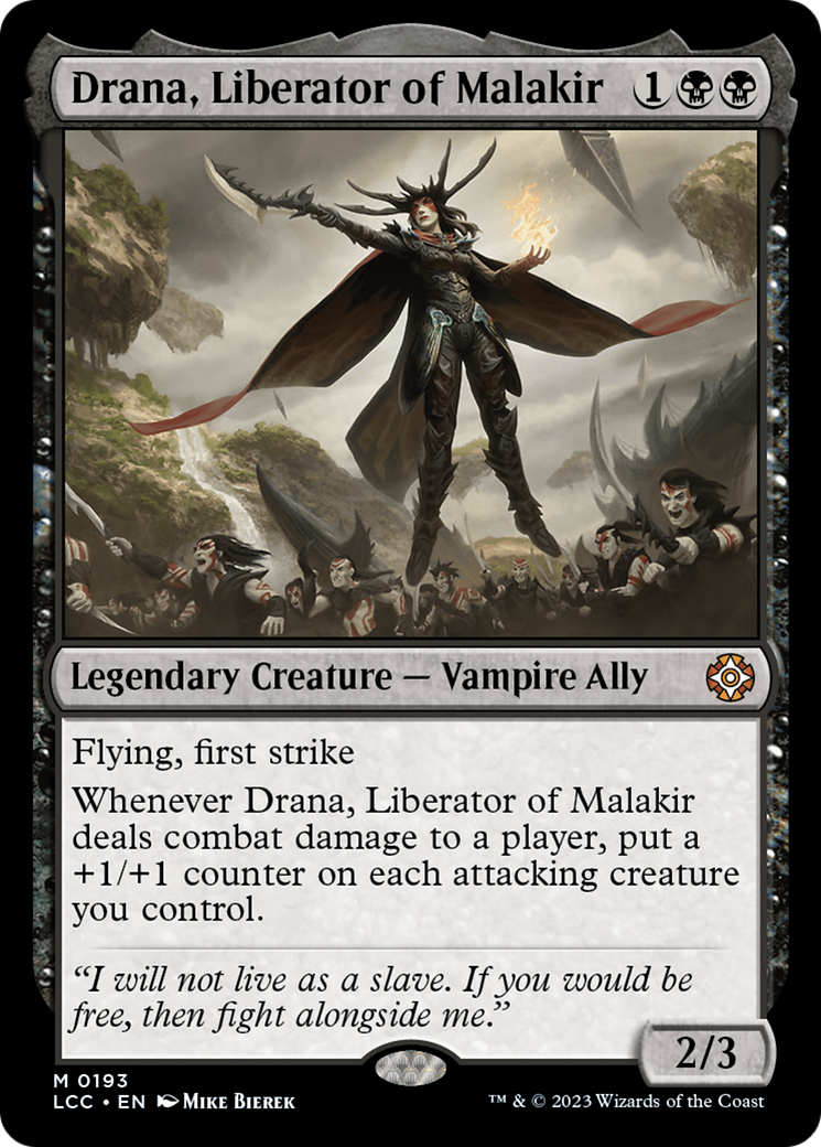 Drana, Liberator of Malakir [The Lost Caverns of Ixalan Commander] | Dumpster Cat Games
