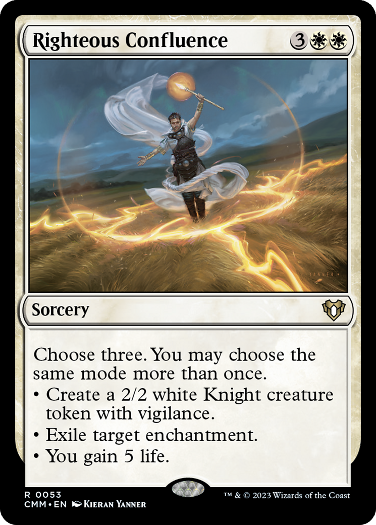 Righteous Confluence [Commander Masters] | Dumpster Cat Games