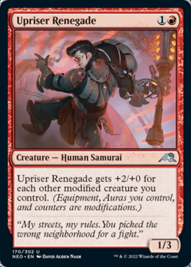 Upriser Renegade [Kamigawa: Neon Dynasty] | Dumpster Cat Games