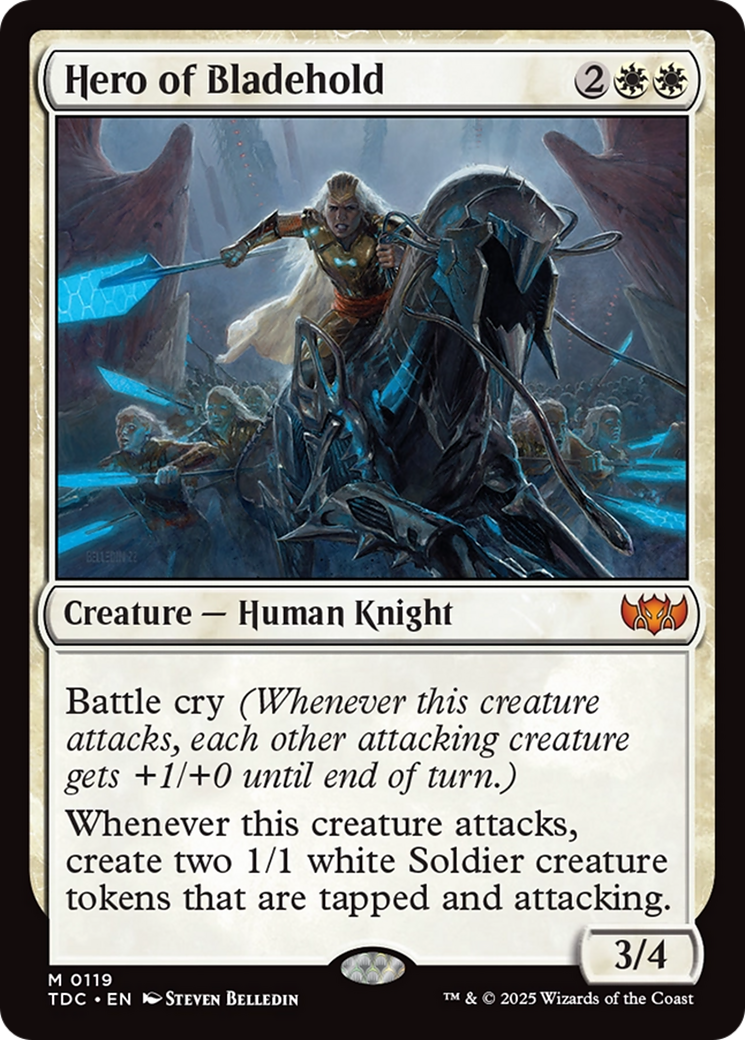 Hero of Bladehold [Tarkir: Dragonstorm Commander] | Dumpster Cat Games
