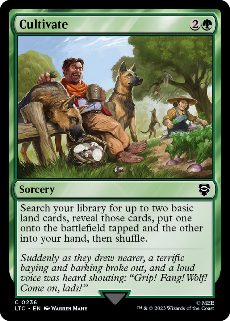 Cultivate [The Lord of the Rings: Tales of Middle-Earth Commander] | Dumpster Cat Games