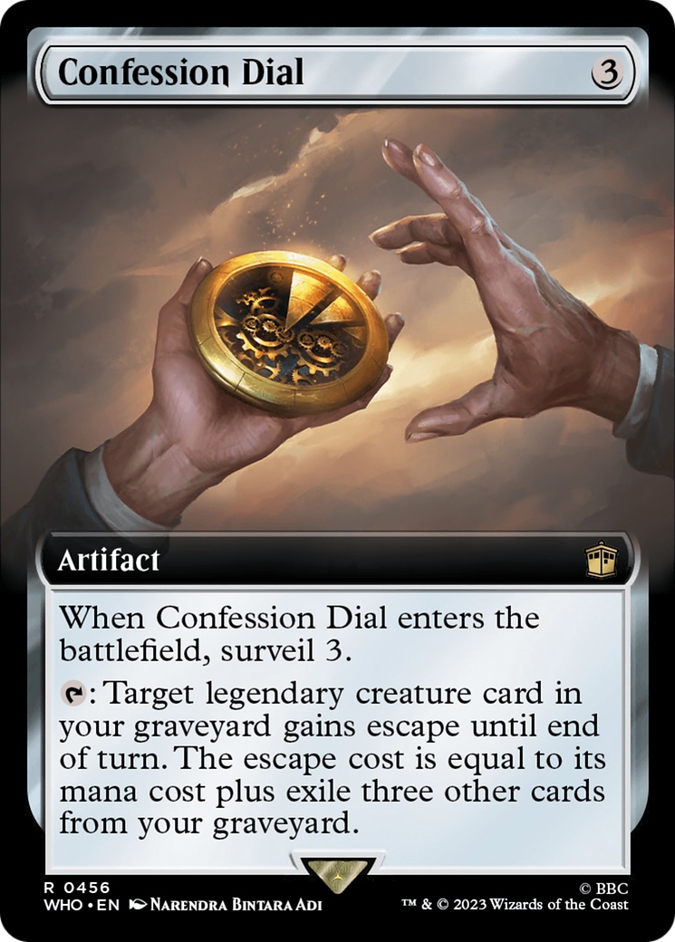 Confession Dial (Extended Art) [Doctor Who] | Dumpster Cat Games