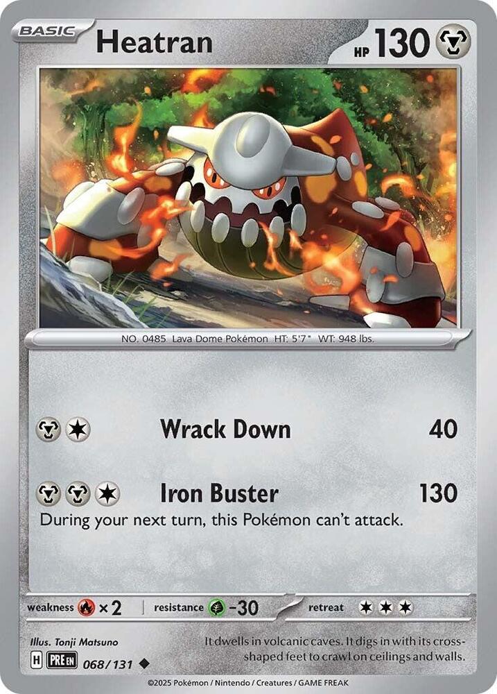 Heatran (068/131) [Scarlet & Violet: Prismatic Evolutions] | Dumpster Cat Games