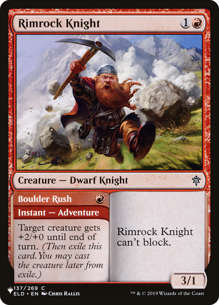 Rimrock Knight [The List] | Dumpster Cat Games