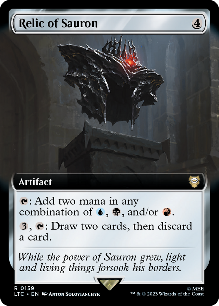 Relic of Sauron (Extended Art) [The Lord of the Rings: Tales of Middle-Earth Commander] | Dumpster Cat Games