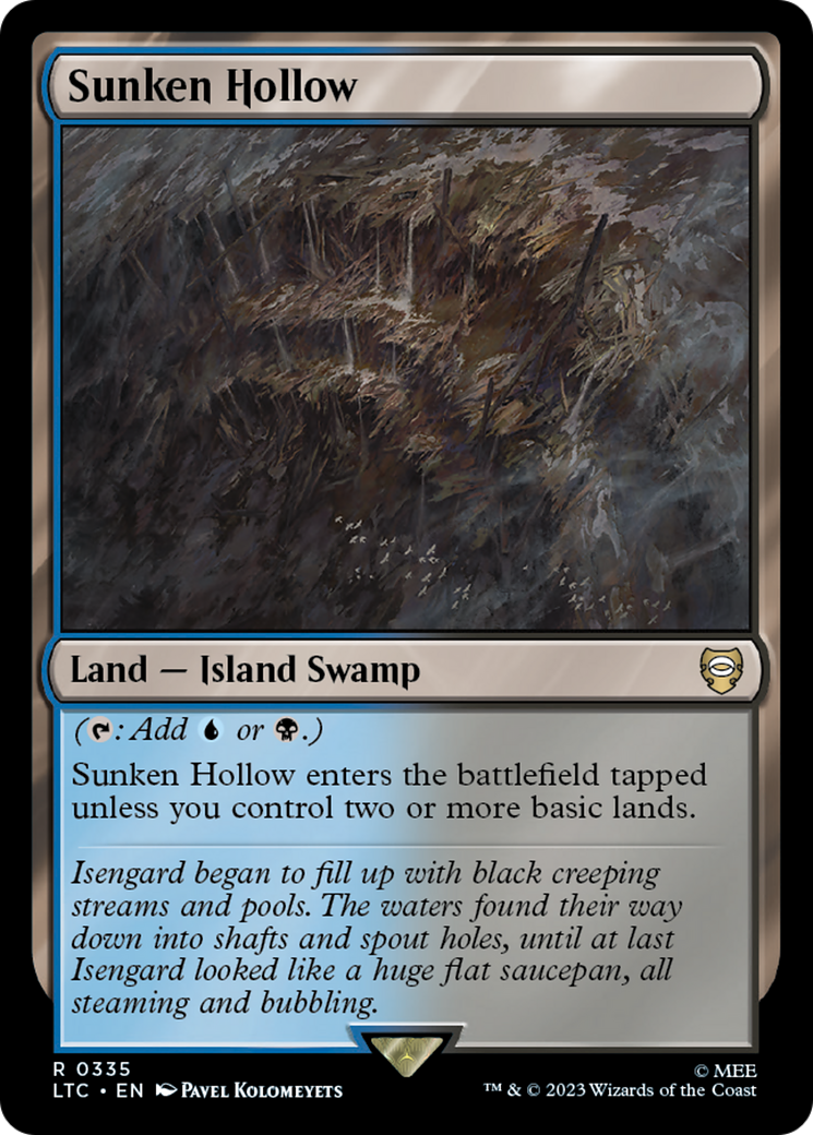 Sunken Hollow [The Lord of the Rings: Tales of Middle-Earth Commander] | Dumpster Cat Games