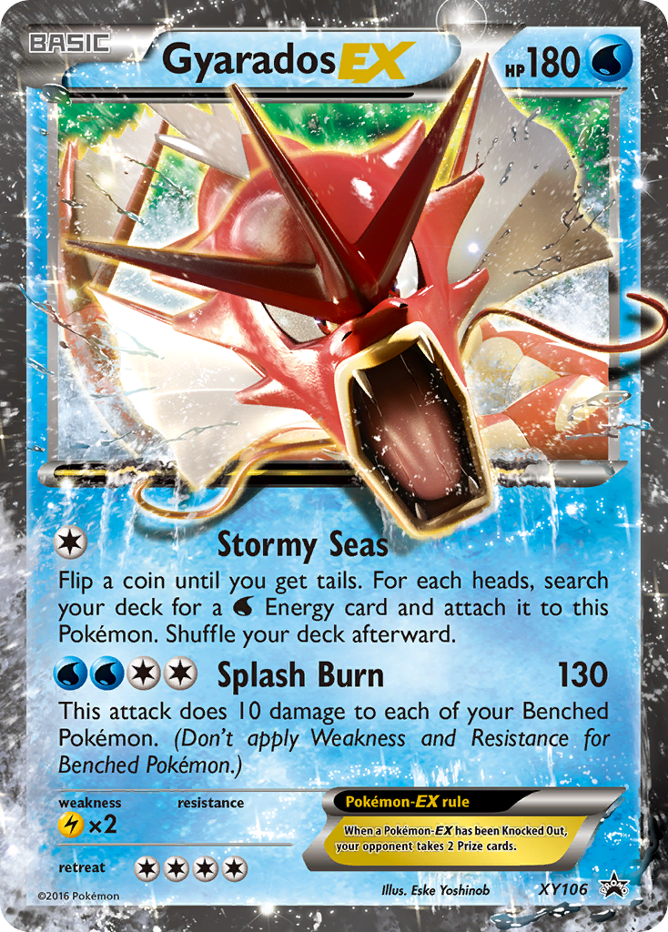 Gyarados EX (XY106) [XY: Black Star Promos] | Dumpster Cat Games