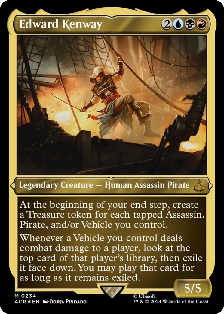 Edward Kenway (Foil Etched) [Assassin's Creed] | Dumpster Cat Games