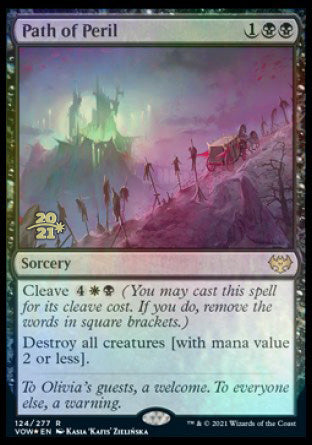 Path of Peril [Innistrad: Crimson Vow Prerelease Promos] | Dumpster Cat Games