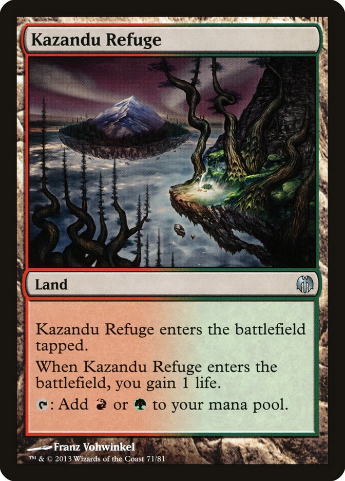 Kazandu Refuge [Duel Decks: Heroes vs. Monsters] | Dumpster Cat Games