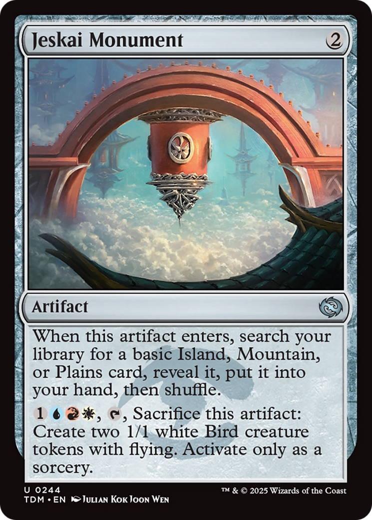 Jeskai Monument [Tarkir: Dragonstorm] | Dumpster Cat Games