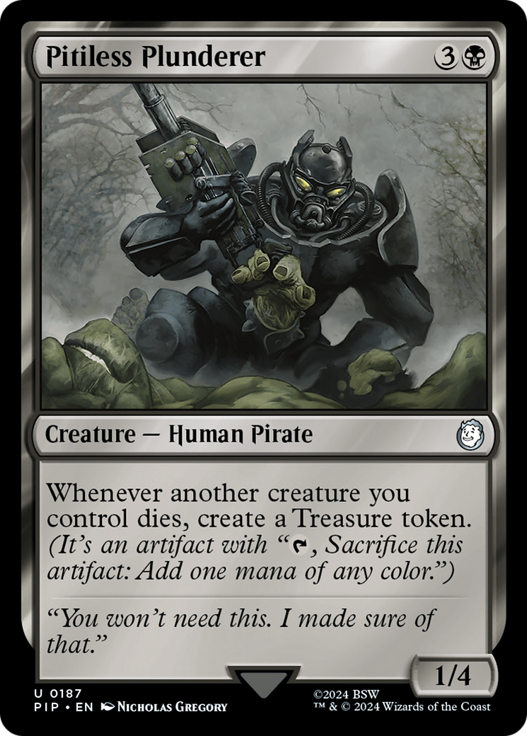 Pitiless Plunderer [Fallout] | Dumpster Cat Games