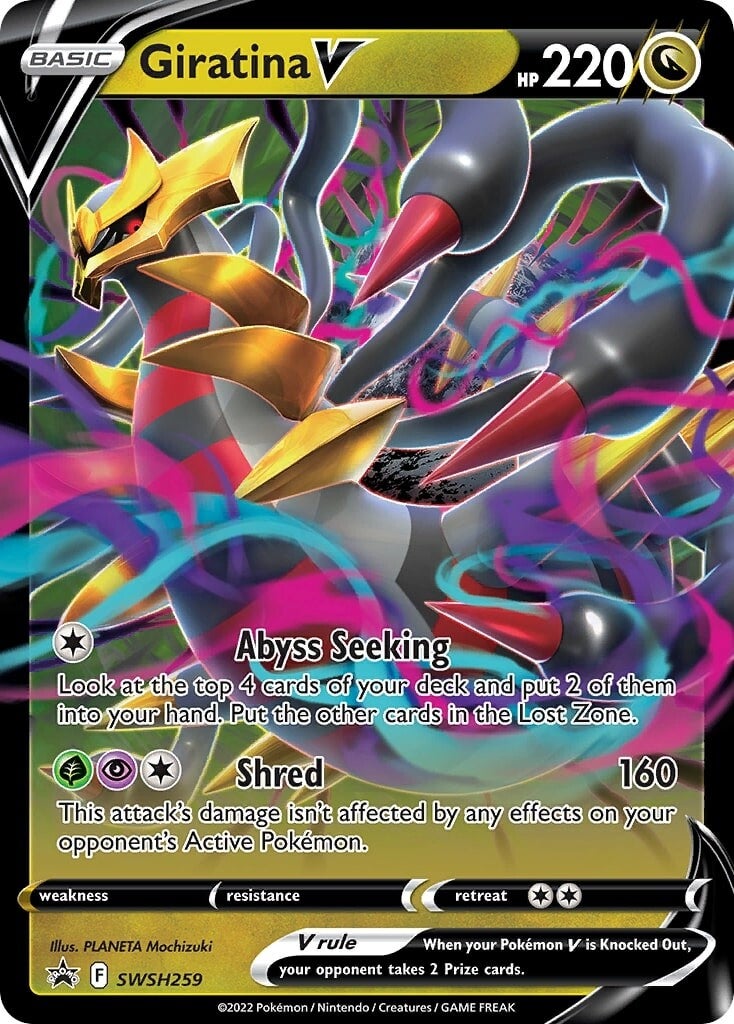 Giratina V (SWSH259) [Sword & Shield: Black Star Promos] | Dumpster Cat Games