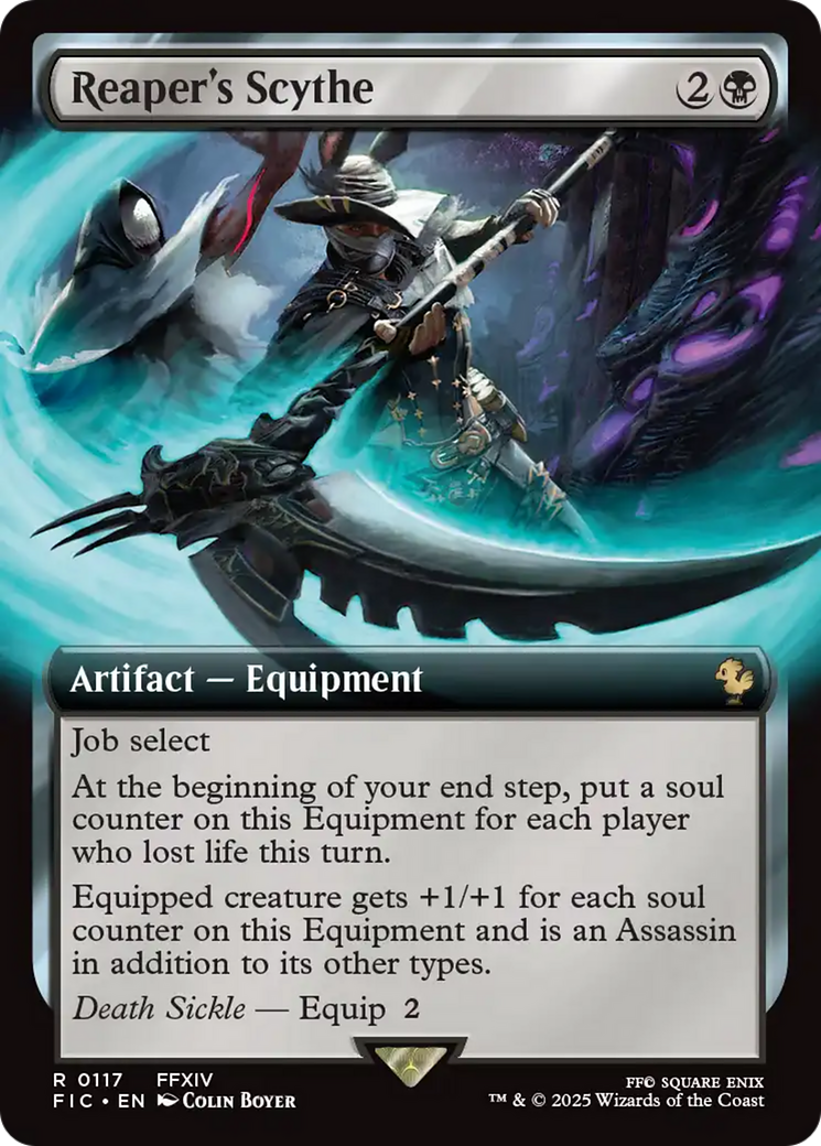 Reaper's Scythe (Extended Art) [FINAL FANTASY Commander] | Dumpster Cat Games