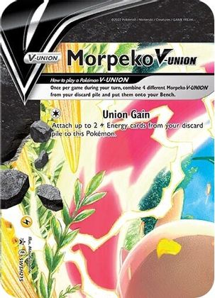 Morpeko V-UNION (SWSH215) [Sword & Shield: Black Star Promos] | Dumpster Cat Games