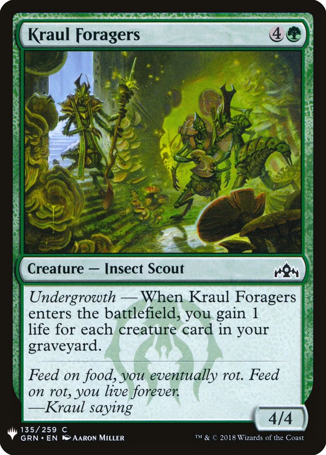 Kraul Foragers [Mystery Booster] | Dumpster Cat Games