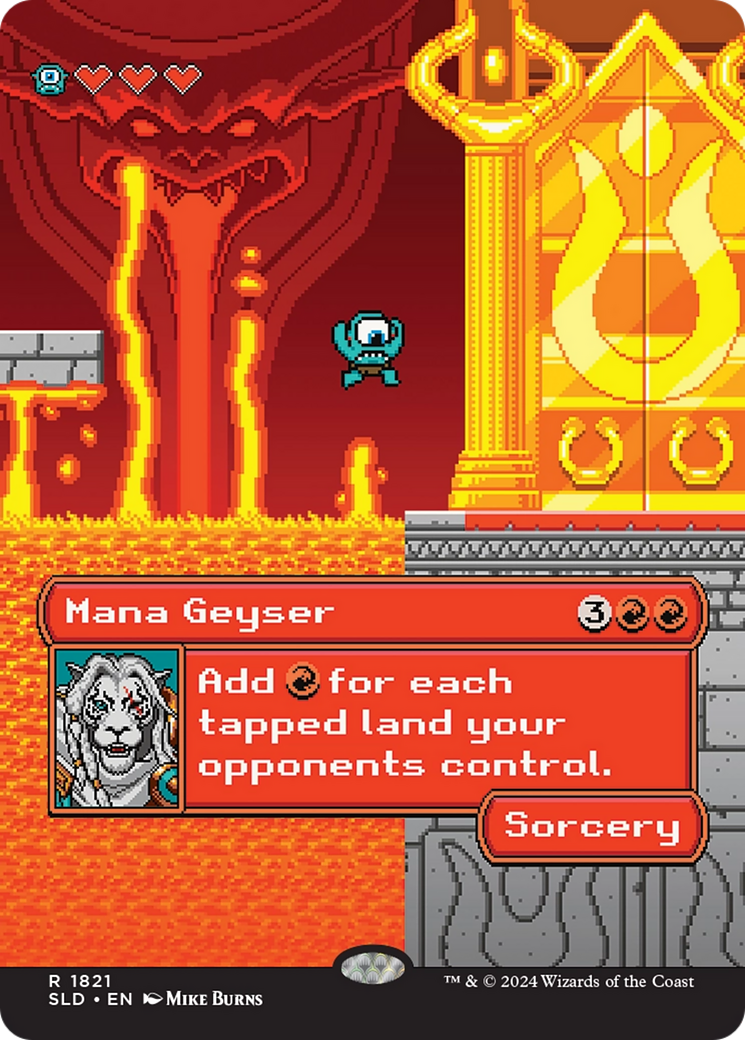 Mana Geyser [Secret Lair Drop Series] | Dumpster Cat Games