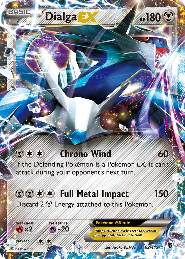 Dialga EX (62/119) [XY: Phantom Forces] | Dumpster Cat Games