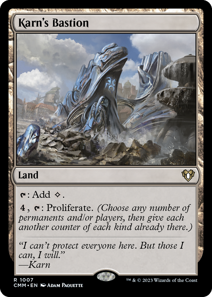 Karn's Bastion [Commander Masters] | Dumpster Cat Games