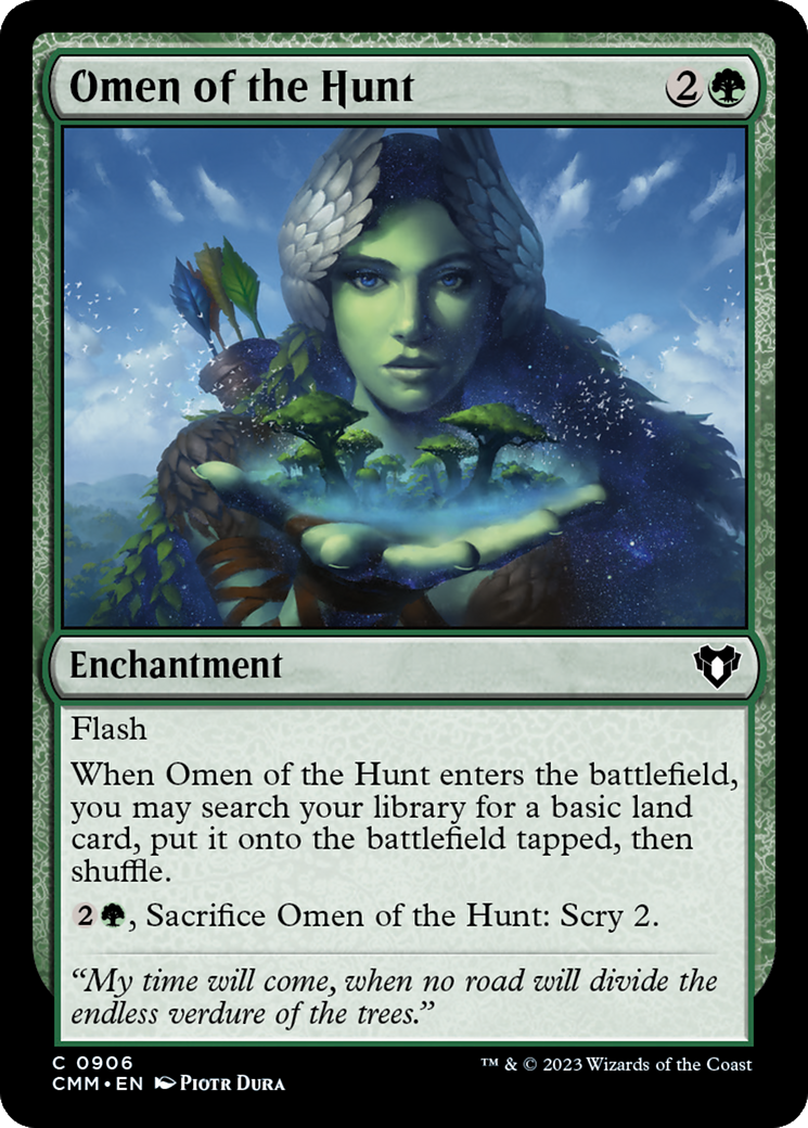 Omen of the Hunt [Commander Masters] | Dumpster Cat Games