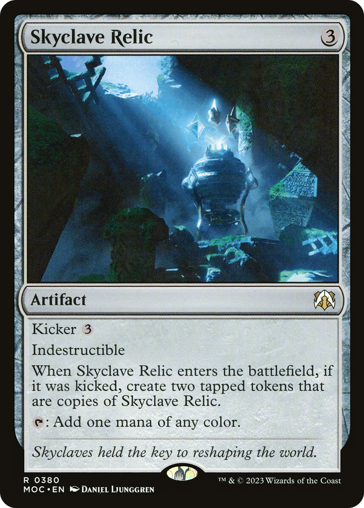 Skyclave Relic [March of the Machine Commander] | Dumpster Cat Games