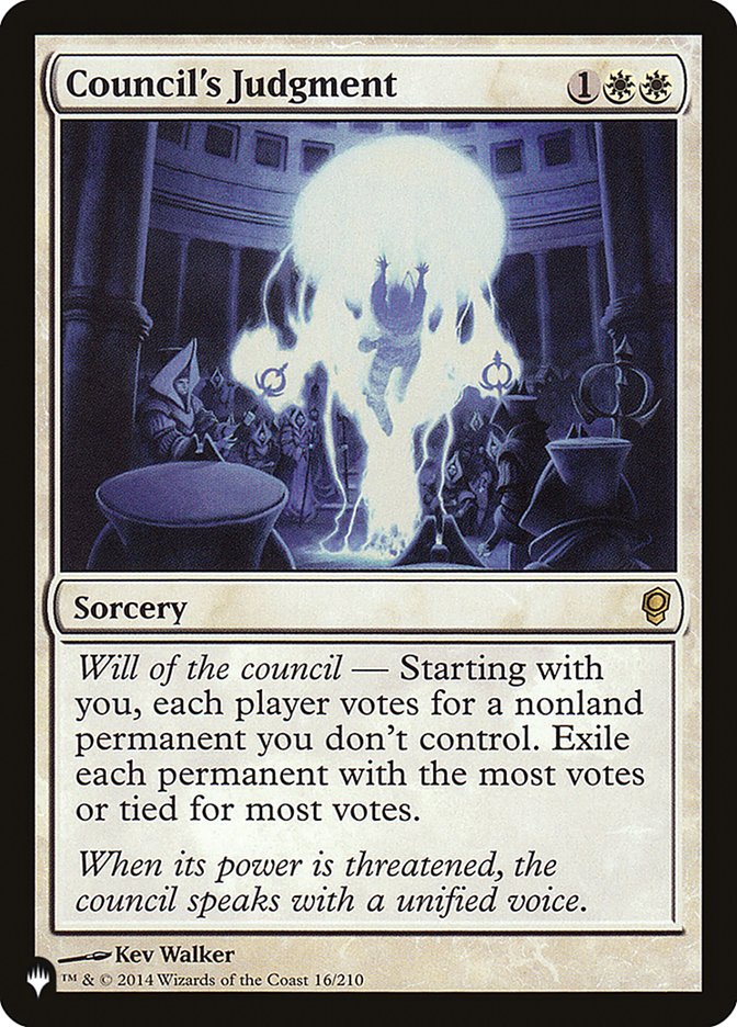 Council's Judgment [The List] | Dumpster Cat Games