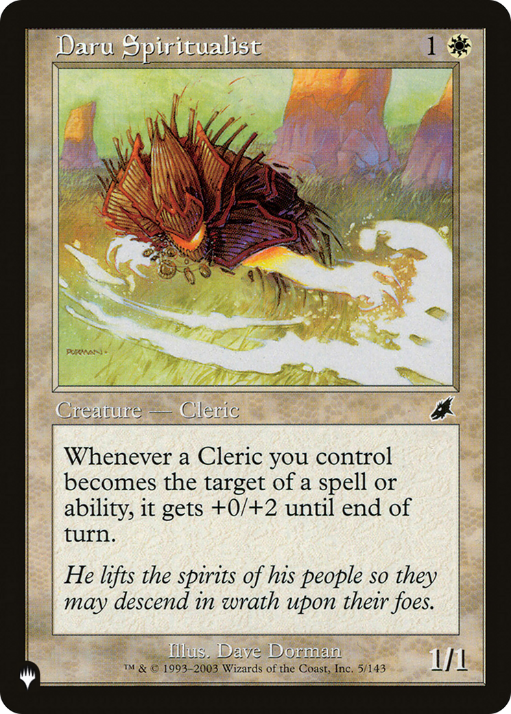 Daru Spiritualist [The List] | Dumpster Cat Games