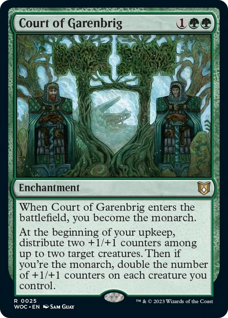 Court of Garenbrig [Wilds of Eldraine Commander] | Dumpster Cat Games