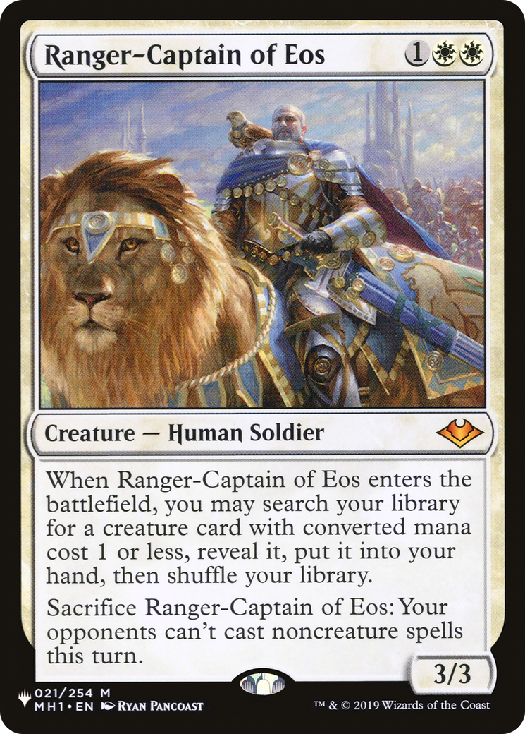 Ranger-Captain of Eos [The List] | Dumpster Cat Games