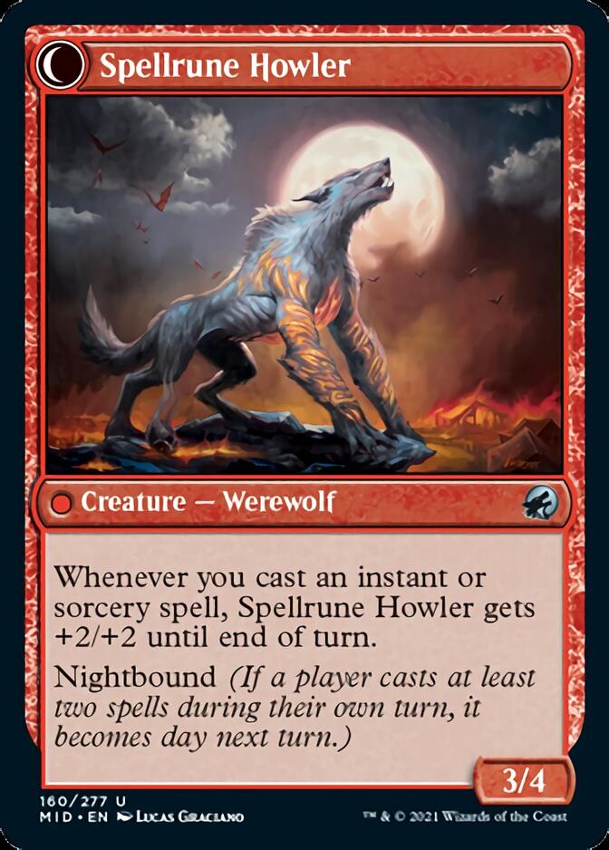 Spellrune Painter // Spellrune Howler [Innistrad: Midnight Hunt] | Dumpster Cat Games