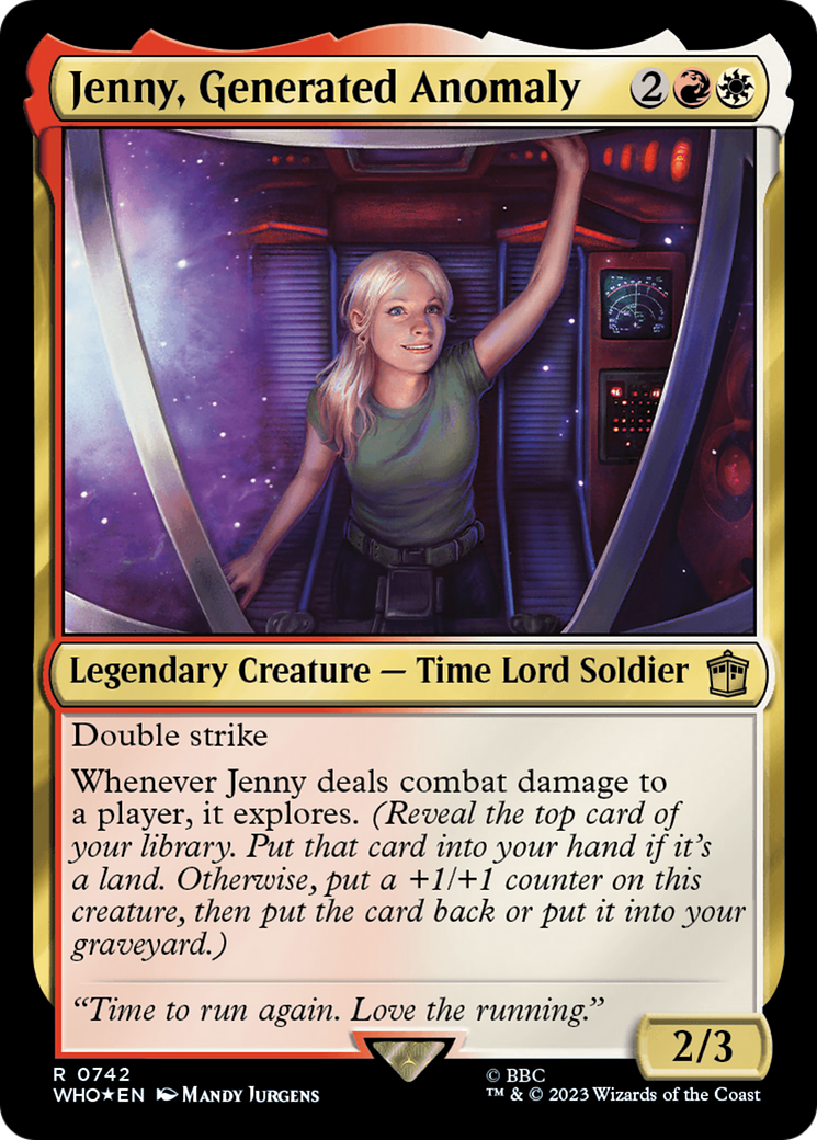 Jenny, Generated Anomaly (Surge Foil) [Doctor Who] | Dumpster Cat Games